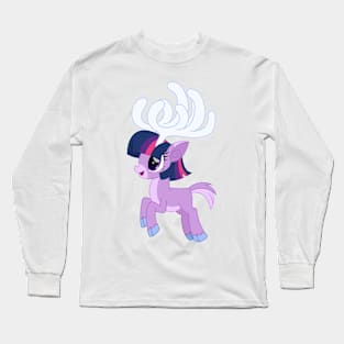 Twilight Sparkle reindeer Long Sleeve T-Shirt